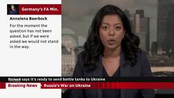 Poland says it's ready to send battle tanks to Ukraine News Clip