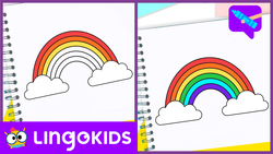 How to draw a Rainbow Instructional Video