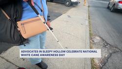 Advocates honor National White Cane Awareness Day with a new pedestrian signal in Sleepy Hollow Instructional Video