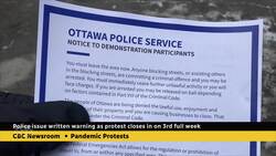Ottawa police warn remaining protesters to 'leave the area now' News Clip