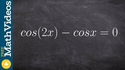 How to Use the Double Angle Formula to Solve for the Values of X Instructional Video