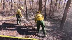 Crews continue work to extinguish hotspots from weekend East End fires News Clip