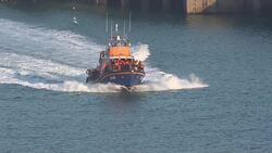 Suspected migrants arrive in Dover following small boat incident News Clip