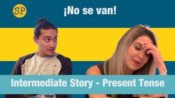 Spanish Stories Intermediate | Movie Night with Friends | Present Tense Instructional Video