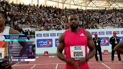 Akani Simbine flirts with season best time, winning 100m at Diamond League Rabat News Clip