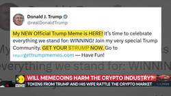 Crypto executives warn trump's memecoins harm the industry News Clip