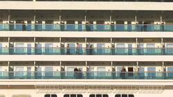 Cruise ship approaches Genoa amid virus fears Instructional Video