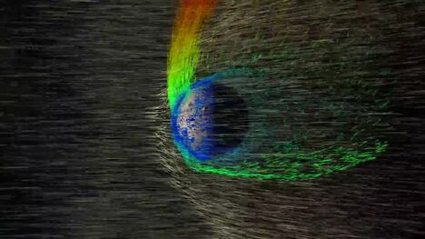 NASA | Solar Wind Strips Martian Atmosphere