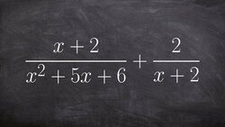 How to find the LCD to add two rational expressions Instructional Video