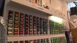 CLEAN : Sewing stores reopen in Belgium to boost mask production against virus News Clip