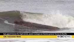 B.C. coast braces for high winds, power outages as 'bomb cyclone' forms in Pacific News Clip