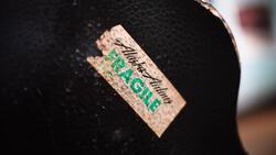 Kurt Cobain's cardigan and guitar go on display at Royal College of Music, London News Clip