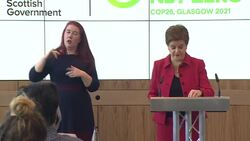 Nicola Sturgeon speech ahead of COP 26 News Clip