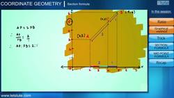 Coordinate Geometry: Section Formula and Midpoint Formula Instructional Video