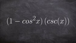 Simplify expressions using fundamental identities Instructional Video