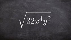Use the prime factorization of a number to simplify a radical expression Instructional Video