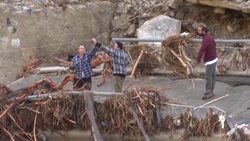 CLEAN : French communities devastated by flooding turn to one another for support News Clip