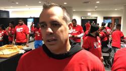 Obama makes surprise appearance at NBA event News Clip