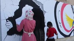 CLEAN : In Basra murals honour demonstrators killed in anti government protests News Clip