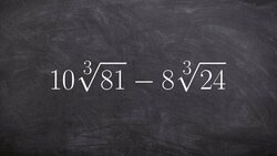 Finding the difference between two radical expressions Instructional Video