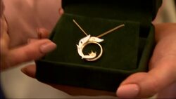 Pendant designed by Robinson Goldsmith News Clip