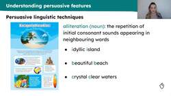 Analysing the features of a persuasive advert Instructional Video