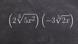 Multiplying the Cube root of Two Radical Expressions Instructional Video