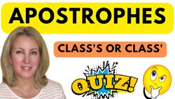 Apostrophes to Show Possession: Possessives Instructional Video