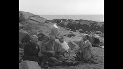 President Franklin Roosevelt and his family on beach at Roosevelt's summer retreat on Campobello Island in New Brunswick, Canada News Clip