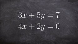 How to Solve a System of Equation Using Elimination Instructional Video