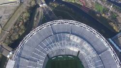 Aerial views of London Stadium and Olympic Park News Clip
