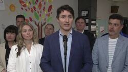Justin Trudeau had strong words for Higgs government during Caraquet stop News Clip