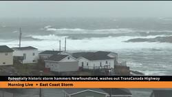 Historic storms hit parts of Nova Scotia, Newfoundland News Clip