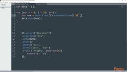 Learning D3.JS 5.0 6.2: Upside-Down SVGs Instructional Video