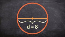 Find the area of a circle given the diameter - Online tutor - free Math videos Instructional Video