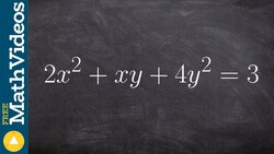 How to find the x values that make a horizontal tangent implicitly Instructional Video