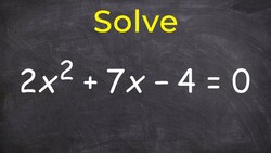 Solving a quadratic by completing the square Instructional Video