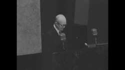Pres. Dwight Eisenhower addresses the UN to ask world powers for peaceful use of atom News Clip