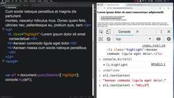 HTML CSS and JavaScript for Beginners - A Web Design Course - Element Text Manipulation Instructional Video