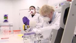 Boris Johnson on visit to the Lighthouse Lab News Clip