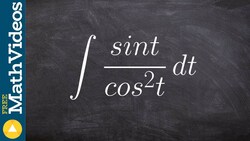 How to find the integral with trig Instructional Video