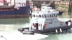 Border Force return home after Channel patrol News Clip