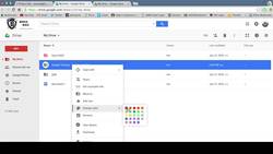 Changing Folder Colors in Google Drive Instructional Video