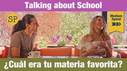Learn Spanish Conversation | School Subjects Instructional Video
