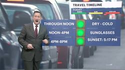 Mostly sunny with highs in the 40s today; mild weekend ahead News Clip