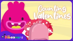 Counting Valentines Song | The Kiboomers | Kids Songs | Children Songs | Baby Songs Instructional Video