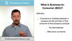 B2C or Business to Consumer Instructional Video