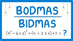 How to use BODMAS (Order of Operations) #2 Instructional Video