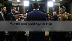 Andrew Scheer surprises town hall attendees with response to 'Pizzagate' conspiracy theory question News Clip