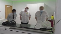 Boris Johnson and Rishi Sunak visit Kent Oncology centre News Clip